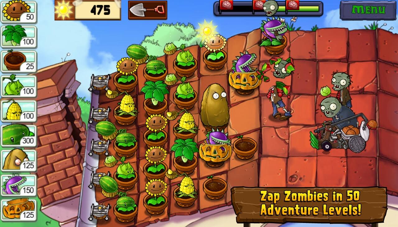 Plants vs. Zombies (2009) - MobyGames