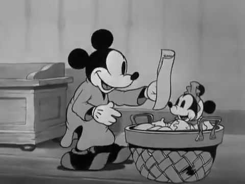 Mickey Plays Papa (1934)