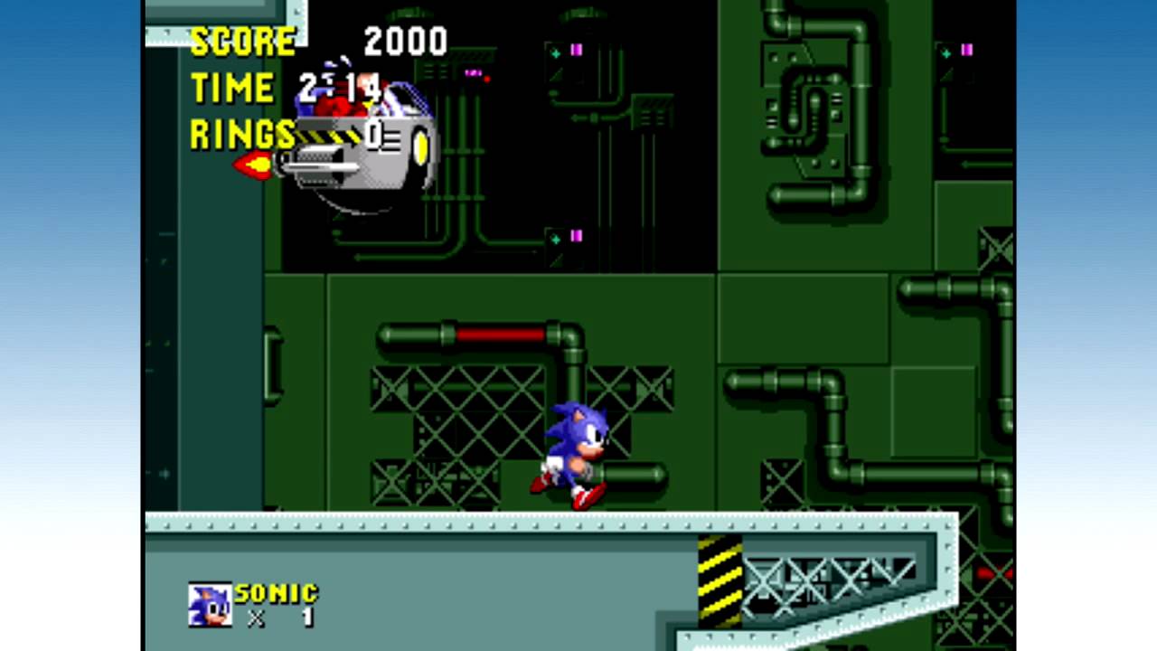 Sonic the Hedgehog gameplay (PC Game, 1991) 