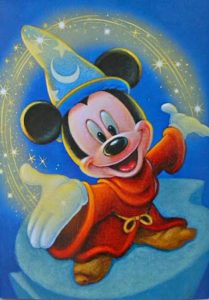 Mickey Mouse as ‘The Sorcerer’s Apprentice’
