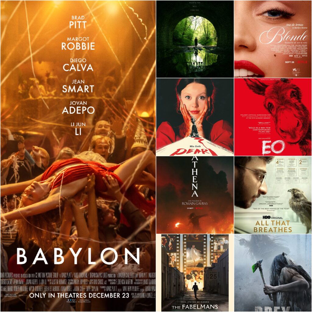 Top Ten Film Posters of 2022 List